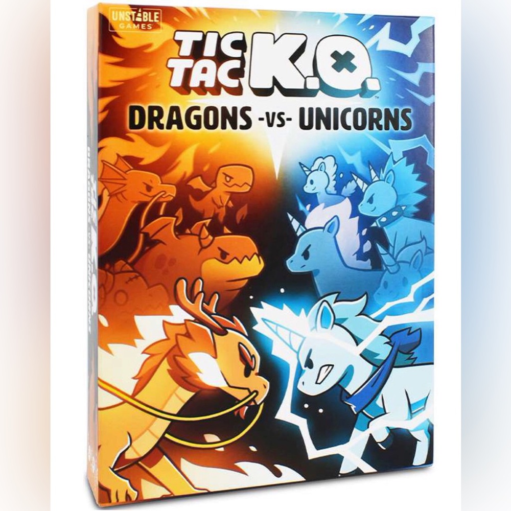 Tic Tac K.O. Dragons vs Unicorns Game